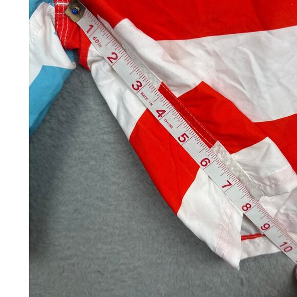 Ambsn Pac Sun Men's Patriotic Board Shorts Unlined Stars and Stripes Size 33 NWT - Picture 6 of 8